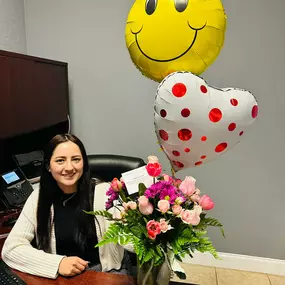 Congratulations Alejandra on your 1 year anniversary with our organization. It is a blessing to have an outstanding soul as part of our team. We wish you much success! ????????