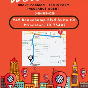 Brady Paxman State Farm Insurance agent Princeton, Texas