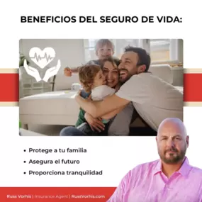 El seguro de vida es una inversión en la seguridad y tranquilidad de tu familia. Protege a tus seres queridos y asegura su futuro financiero. En Team Russ Vorhis, te ayudamos a encontrar la mejor cobertura para tus necesidades.
Contáctanos hoy para más información y comienza a planificar tu futuro.