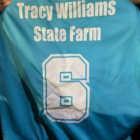 Tracy Williams State Farm Insurance Agent sponsored junior T-ball team!