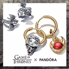 Check out the new Game of Thrones collection by Pandora- in store now!