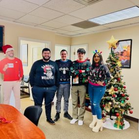 Happy Ugly Sweater day from Albert Rivera State Farm Agency.