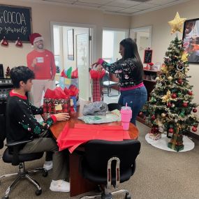 Happy Ugly Sweater day from Albert Rivera State Farm Agency.