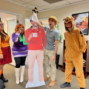 The Mystery Inc. Crew at Albert Rivera - State Farm Insurance office wishes you a Happy Halloween!