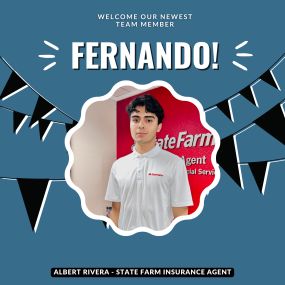 Welcome to our newest team member, Fernando!