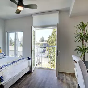 Bedroom at The Hub Lacey, WA 9850