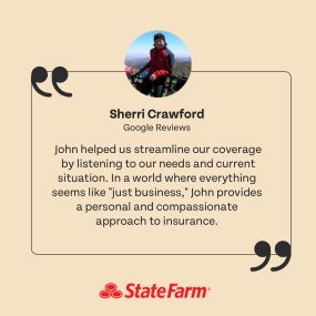 Thank you, Sherri, for the insightful review! We appreciate you letting us know about your positive experience working with our agency and hope to keep serving your insurance needs for years to come! 100 5-star reviews and counting!