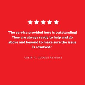 Thank you, Calin, for the five-star rating. We’re honored to have you as a customer!