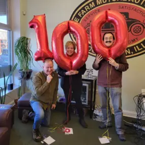 We're celebrating our 100 five-star Google Reviews! Wow, we’re blown away by our amazing customers. Thanks for all the positive reviews, kind words, and, most of all, the trust you place in our office to help with all things insurance. We love you!