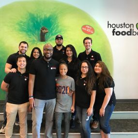 Donating our time to the Houston Food Bank!