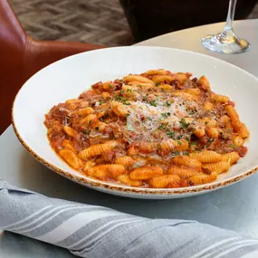 LAMB CAVATELLI | house made cavatelli pasta, lamb ragu, pecorino, citrus gremolata