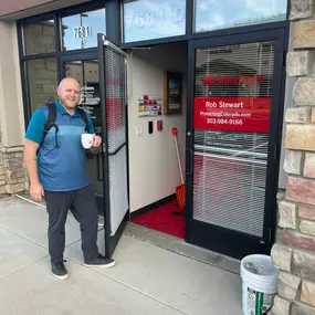 Shout out to Brenden for taking National Walk to Work day seriously! Some team members are just more dedicated than others (really Emily? Parker is not THAT far away