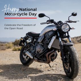 Happy National Motorcycle Day!  Feel the wind in your hair and the thrill of the open road. Remember, having the right motorcycle insurance is essential for peace of ride.  Contact us today to learn more! Ride safe and enjoy the journey!