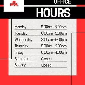 New Office Hours!