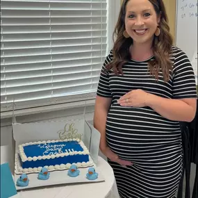 Devin’s last day before maternity leave! Next time she’s in the office she’ll be a mother of 2!