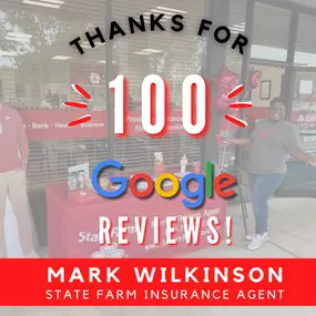 Mark Wilkinson State Farm Reviews! Thank you for being part of our State Farm family!