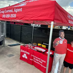 Craig Carneis State Farm Insurance Agent Cedar Park TX at Texas Smoke softball event