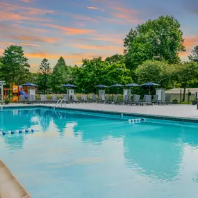 Sparkling Blue Pool