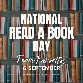 We love to read at our office! In honor of National Read a book day we have included our fav reads! Swipe to see what each team member enjoys ????
#marlarogersneighborhood #nationalreadabookday