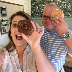 Happy National Donut Day! We never miss an opportunity to eat donuts!