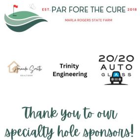 Thank you to our SPECIALTY HOLE SPONSORS for helping us raise money for this great cause! 
We appreciate you each so much!