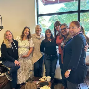 Once a week I get to spend time with these ladies who are | moms, spouses, friends, daughters, business women | and pray over our families, businesses, and situations we are facing. Thankfully, because of them I don’t have to do life alone! 
#community #marlarogersneighborhood #statefarm #womensprayergroup
Sarah Hall Rohrssen Christine Kiki Marla Renee Longair Laurie Baldwin