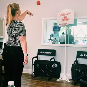 Basketball in the office!