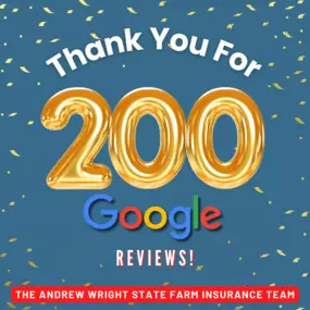 We love customer reviews! Thanks from the Andrew Wright State Farm Insurance team