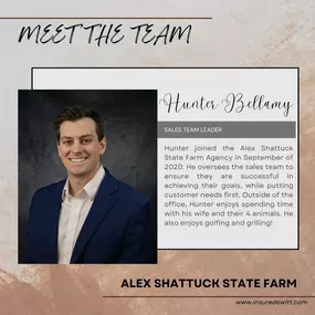 Meet our team member, Hunter!