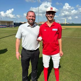 We’re proud to introduce our #PlayerOfTheWeek from the Midlothian Heritage baseball team, Morgan Cunningham!