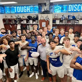 The Midlothian High School Football team had a big win on Friday that secured them a home game for the first round of the playoffs! Because of this ENTIRE team effort, the weeks Player of the Week is the entire team! Way to go Panthers, keep up the hard work! #GetAdamRope #ARSFPlayerOfTheWeek #MISDProud #GoPanthers
— with Midlothian High School at Midlothian High School.