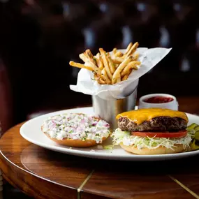 Baltaire Restaurant's Butchered Burger & hand-cut frites