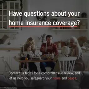 Did you know home insurance can cover damage, personal belongings, and liability? Contact us to review your coverage and keep your home prepared.