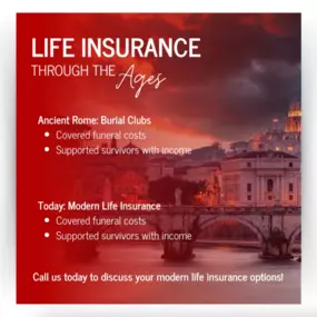 Just like in ancient times, life insurance today ensures your loved ones are taken care of. We offer comprehensive life insurance policies to help your family stay secure. Contact us to learn more about how we can assist with what matters most. ❤️