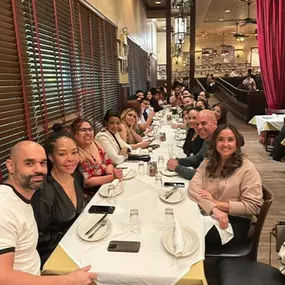 Treating the team to dinner!