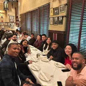Treating the team to dinner!