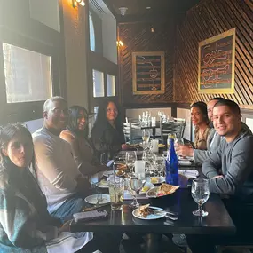 A great team, a great meal, and even better conversation. Grateful for moments like these that remind us how strong we are together—both in and out of the office.