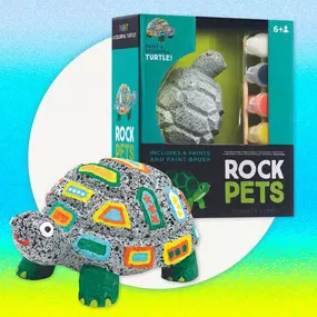 Take summer rock painting to a turt-ly new level with the most adorable rock pet ever.