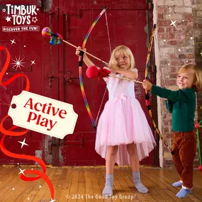 Encourage kids to be active, have fun, and forge bonds together this holiday season! Make your home a playground of fun, wiggly giggly sports, forts and more!
Active toys that are shining bright this year:
???? Two Bros Bows and Arrows
???? Glow-in-the-dark Build-a-fort
???? Micro Kickboard Deluxe LED Scooters: Mini & Maxi
For more active fun, see pages 8-11 in our Holiday Catalog!