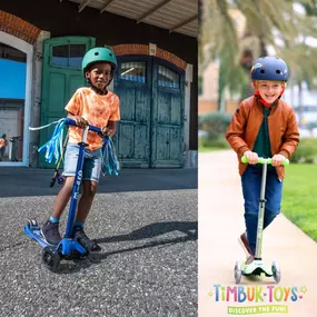 Encourage kids to be active, have fun, and forge bonds together this holiday season! Make your home a playground of fun, wiggly giggly sports, forts and more!
Active toys that are shining bright this year:
???? Two Bros Bows and Arrows
???? Glow-in-the-dark Build-a-fort
???? Micro Kickboard Deluxe LED Scooters: Mini & Maxi
For more active fun, see pages 8-11 in our Holiday Catalog!