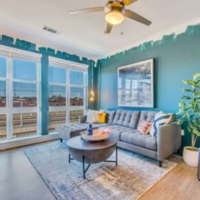 Living Room with Large Windows