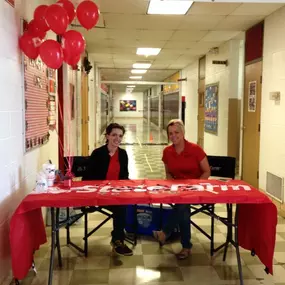 Stephanie and Monica proudly representing State Farm!