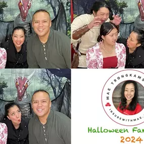 My family is the best! Clowning around at the Morton Grove Halloween Family Fest!