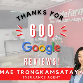 We want to thank everyone who helped us reach 600 Google Reviews! Your feedback and testimonials motivate us to continue providing exceptional insurance services and personalized assistance in and around Morton Grove, Illinois.