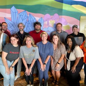 Today here at Steve Paige State Farm we had lunch at Mellow Mushroom to celebrate some great things going on in our office