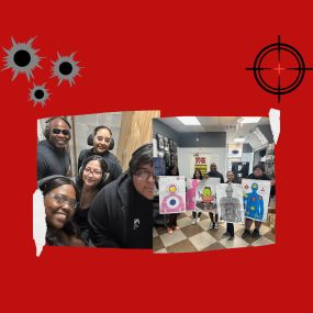 Safety first, fun always! Our team had a great time at Full Armor Firearms Gun Range!