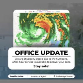 Due to the ongoing hurricane, our office is currently physically closed to ensure the safety of our staff and customers.