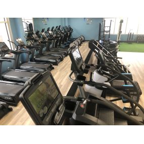 Cardio Equipment at Results Fitness.