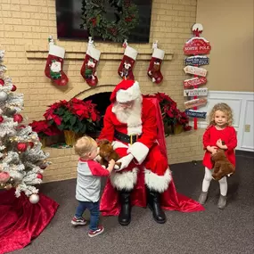 Some photos from when Santa stopped the office!