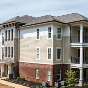 Building exterior at Fifth Street Place Apartments